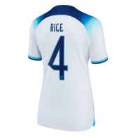 Engleska Declan Rice #4 Domaci Dres za Ženska SP 2022 Kratak Rukav